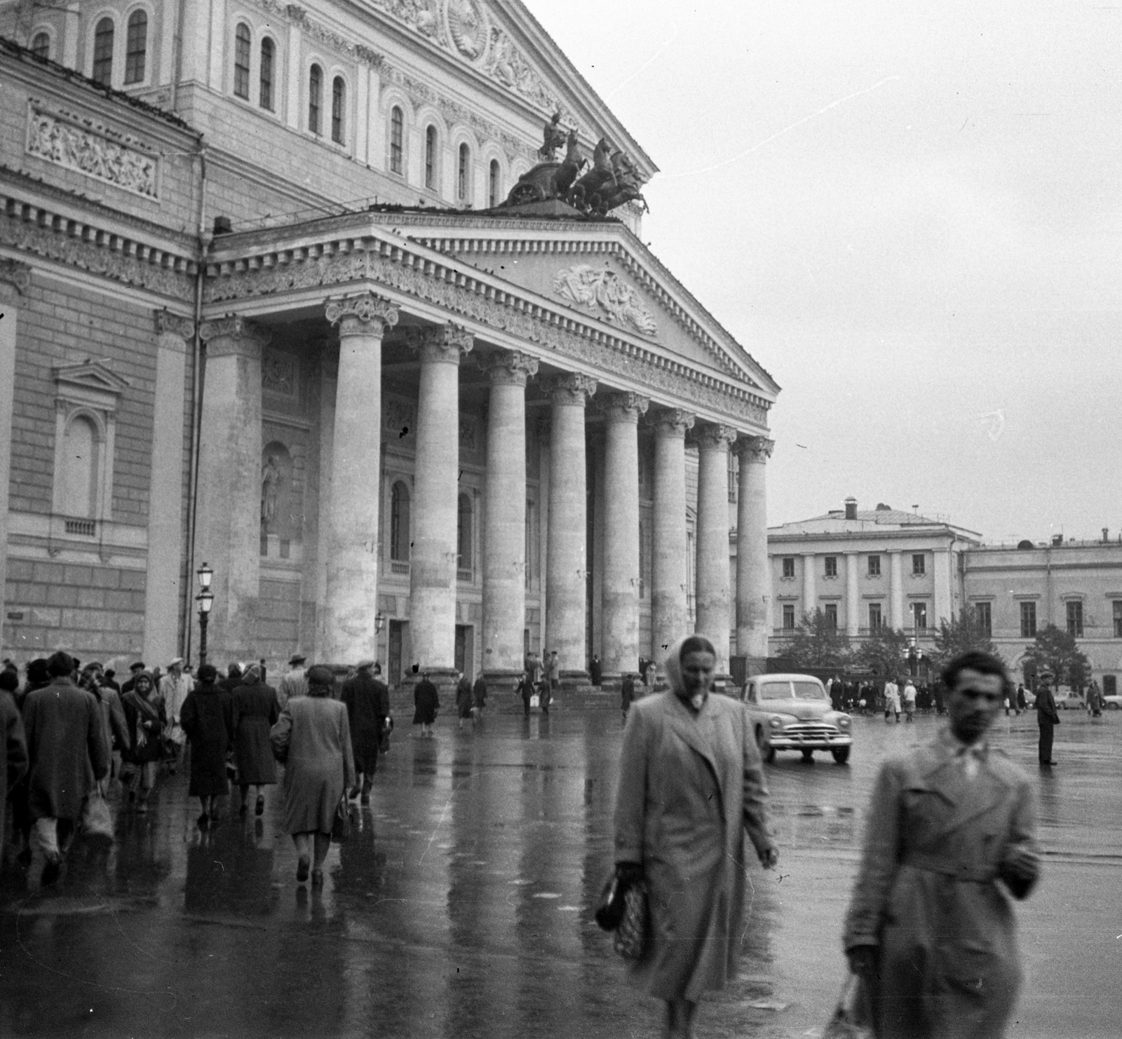 Oroszország, Moszkva, Nagyszínház (Bolsoj)., 1960, Romák Éva, Szovjetunió, színház, Alberto Cavos-terv, Fortepan #74968