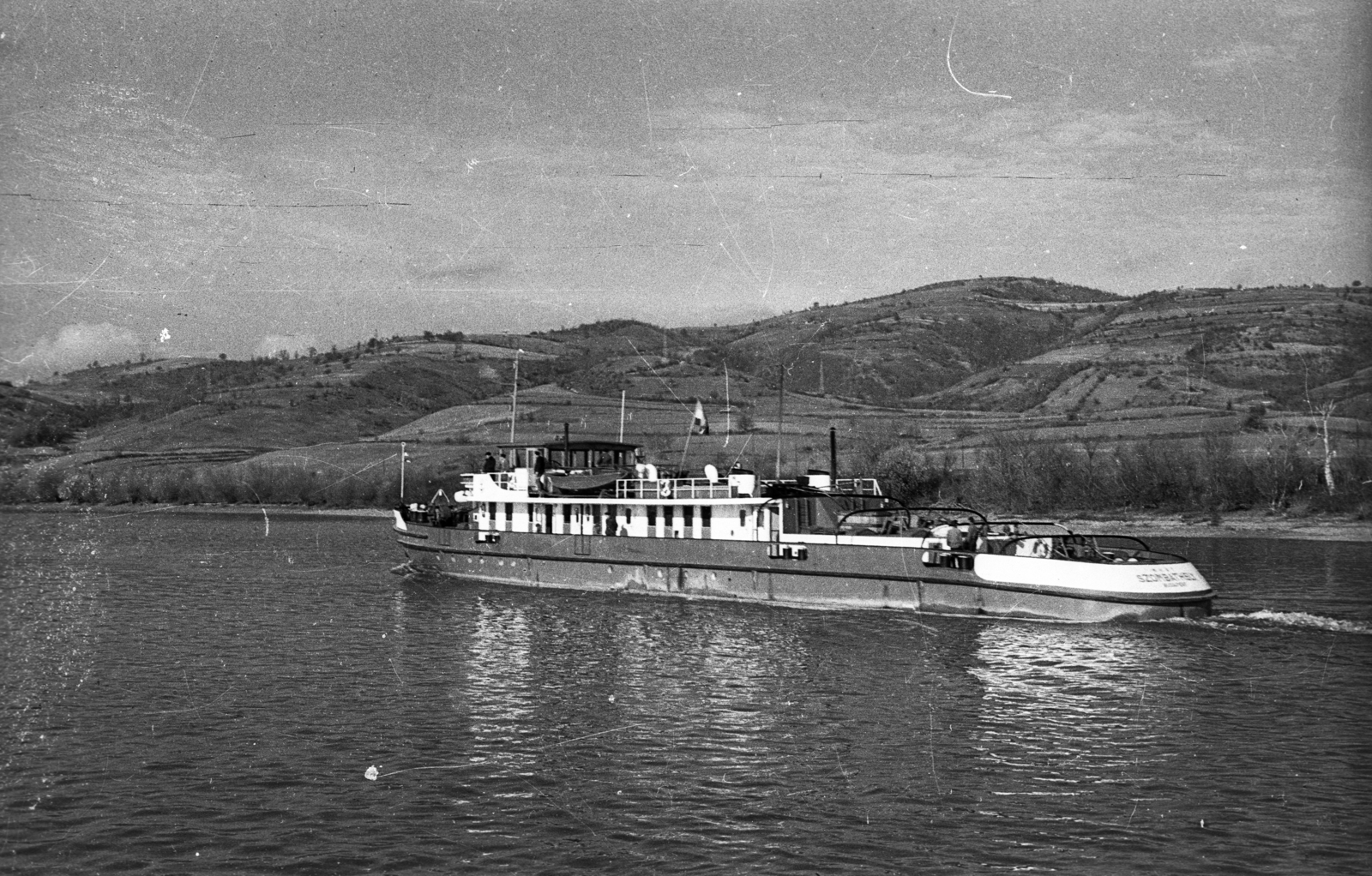 1962, Drobni Nándor, Droppa Kálmán, ship, Szombathely ship, Fortepan #75168