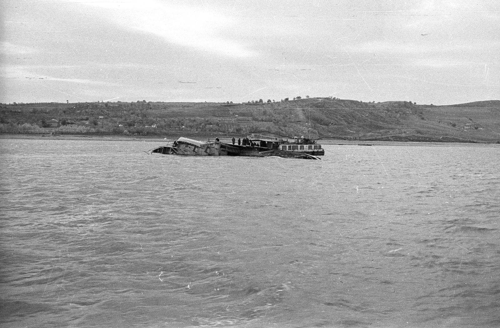 1962, Drobni Nándor, Droppa Kálmán, ship, accident, Fortepan #75170
