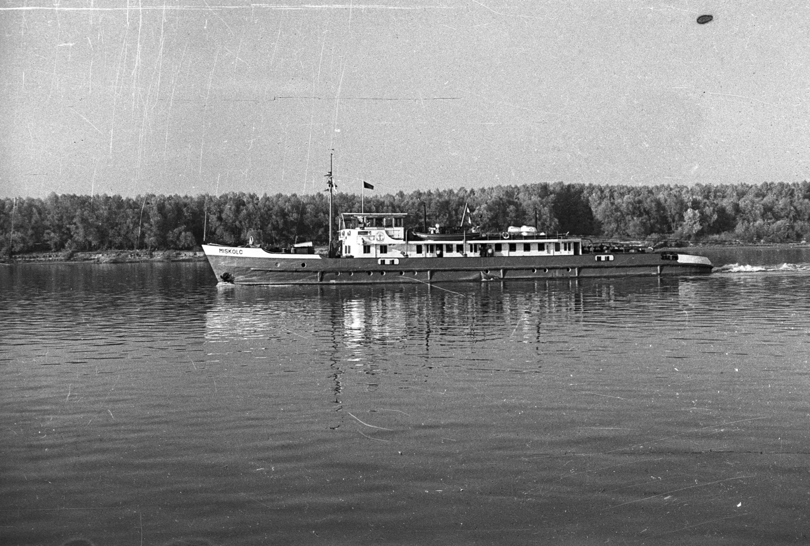 1962, Drobni Nándor, Droppa Kálmán, hajó, vontatóhajó, Miskolc hajó, Fortepan #75171