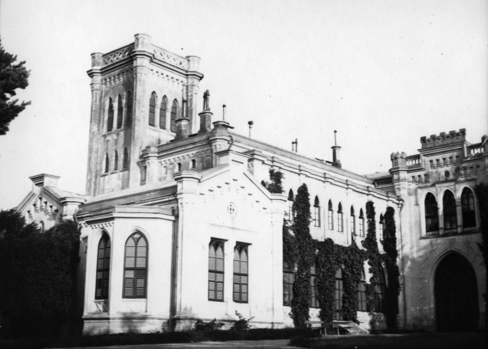Hungary, Nagyhörcsökpuszta, Zichy-kastély (Ybl Miklós, 1855.). , 1902, Zichy, castle, architecture, Miklós Ybl-design, Fortepan #75366