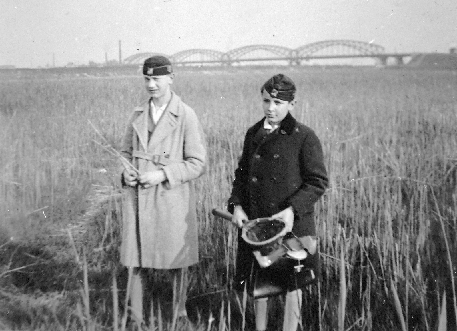 Hungary, Budapest XI., Lágymányos, háttérben az Összekötő vasúti híd., 1936, Fortepan, bridge, Budapest, Fortepan #7537