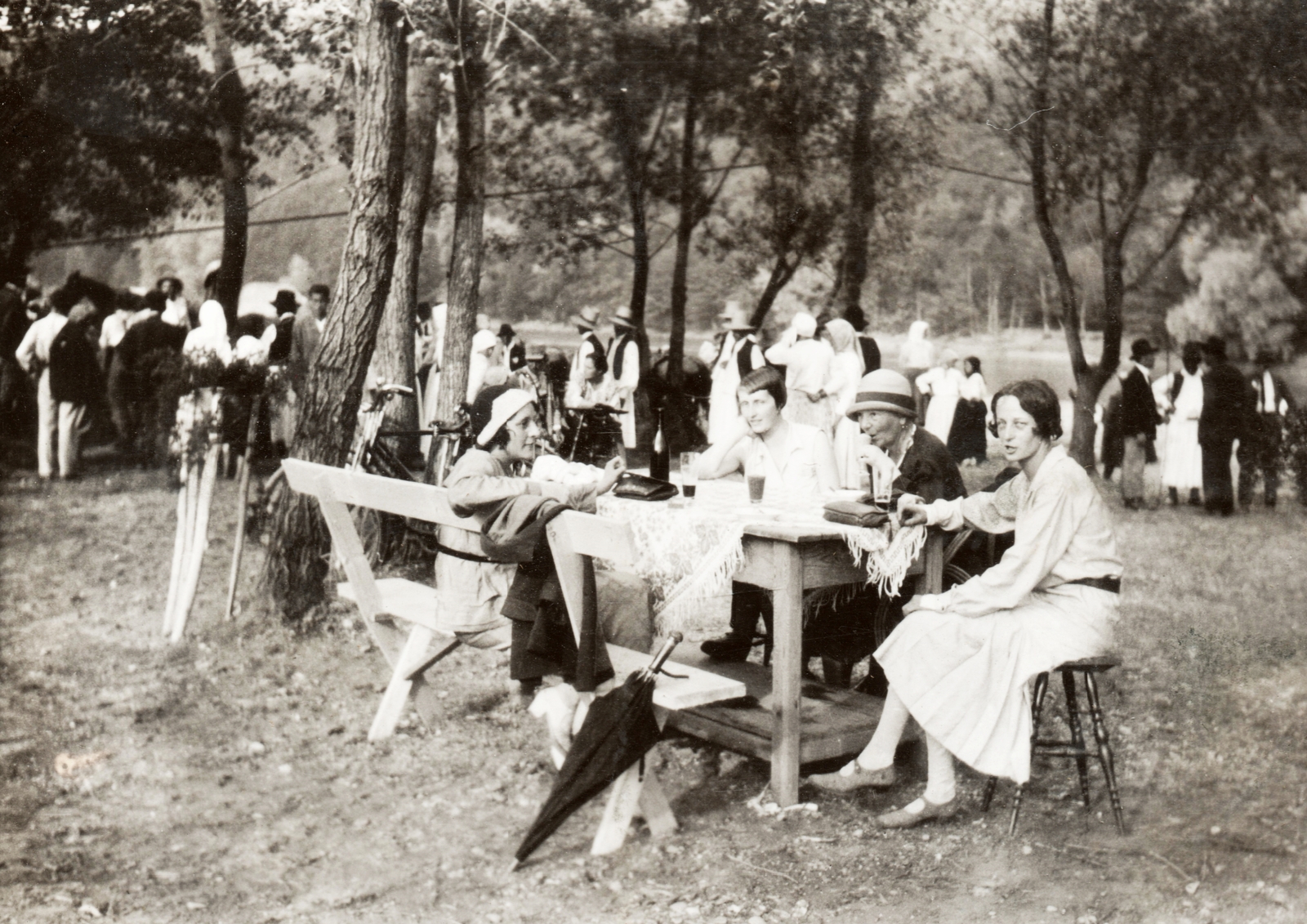 1932, Péchy László, tableau, Fortepan #75805