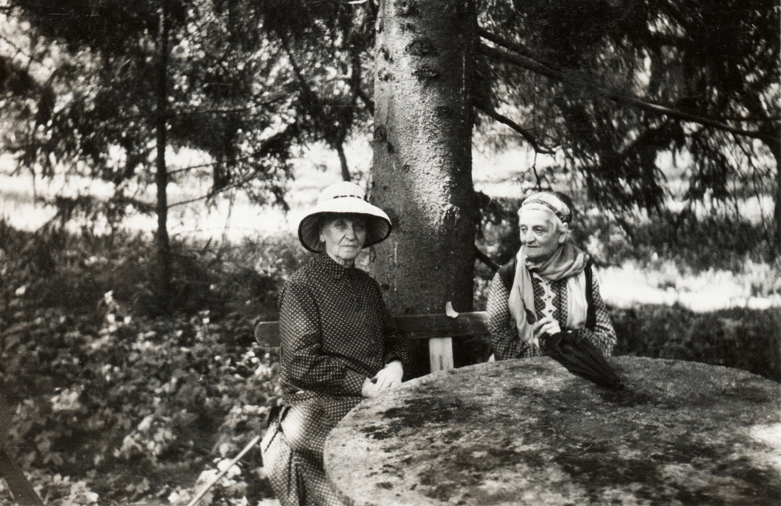 1930, Péchy László, nők, esernyő, Fortepan #75825