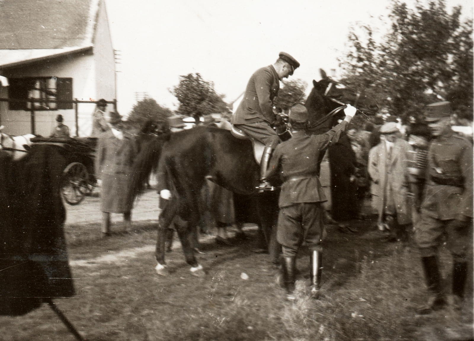 Hungary, Felsőzsolca, Horthy Miklós kormányzó agarász versenyen., 1926, Péchy László, horse, Fortepan #75850
