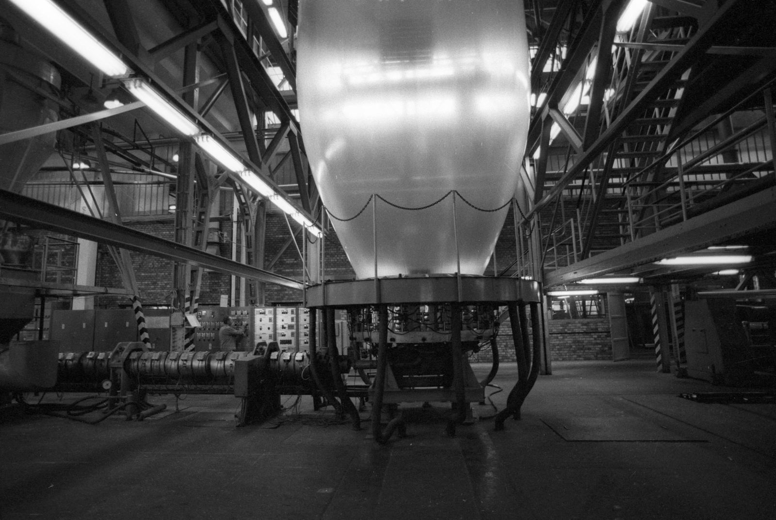 Hungary, Tiszaújváros, (Leninváros), Tiszai Vegyi Kombinát., 1987, Erdei Katalin, chemical industry, Fortepan #76112