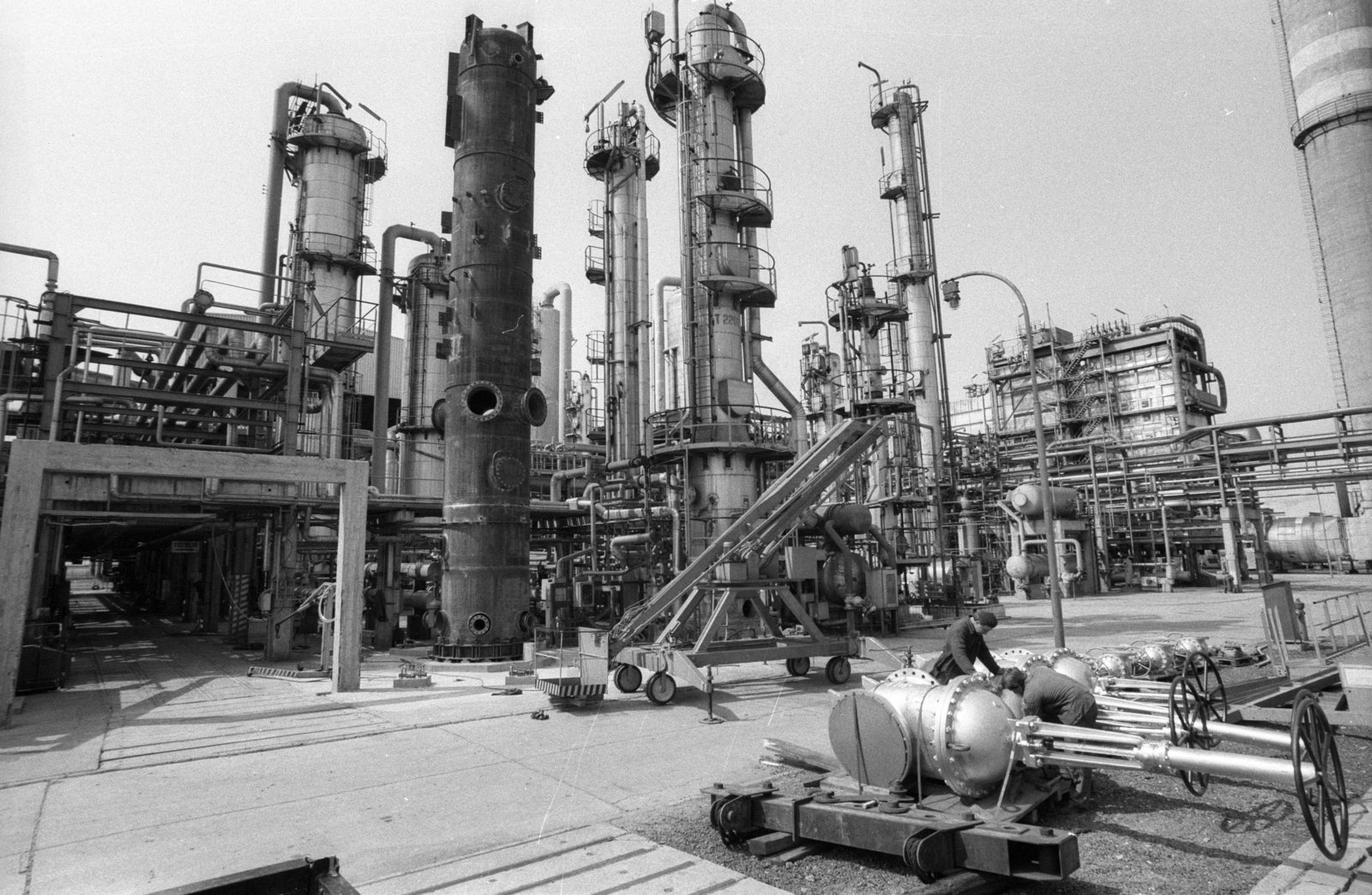 Hungary, Tiszaújváros, (Leninváros), Tiszai Vegyi Kombinát., 1987, Erdei Katalin, chemical industry, Fortepan #76114