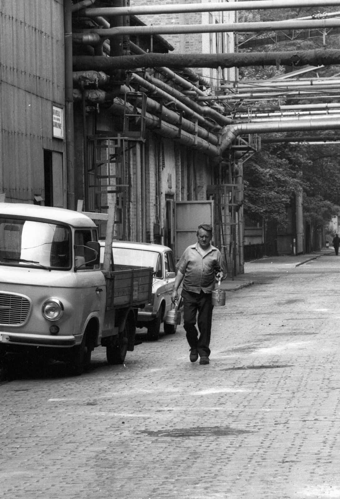 Magyarország, Budapest XXI., Csepel Művek., 1990, Erdei Katalin, Barkas-márka, ételhordó, Budapest, Fortepan #76132