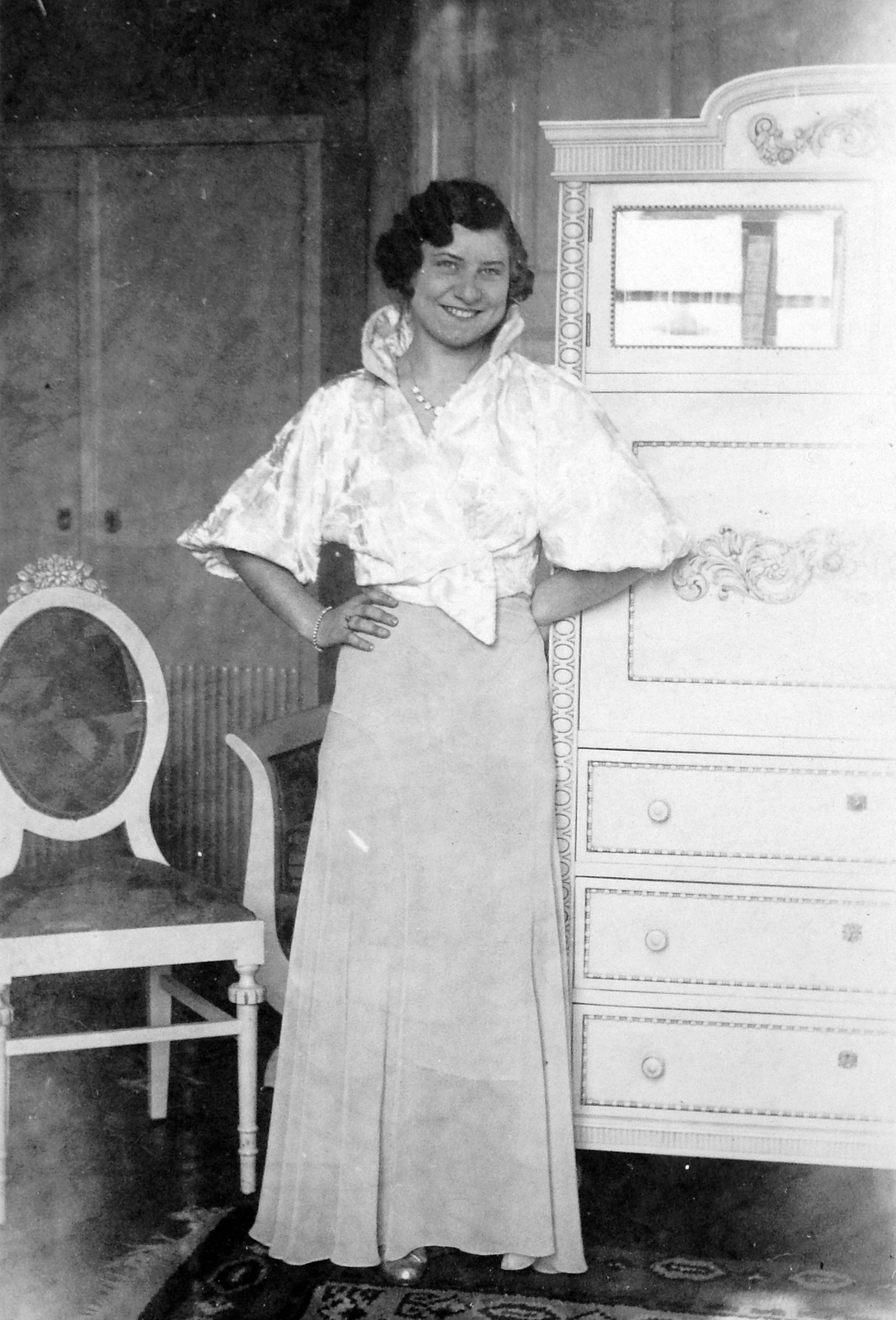 1938, Fortepan, lady, smile, Fortepan #7628