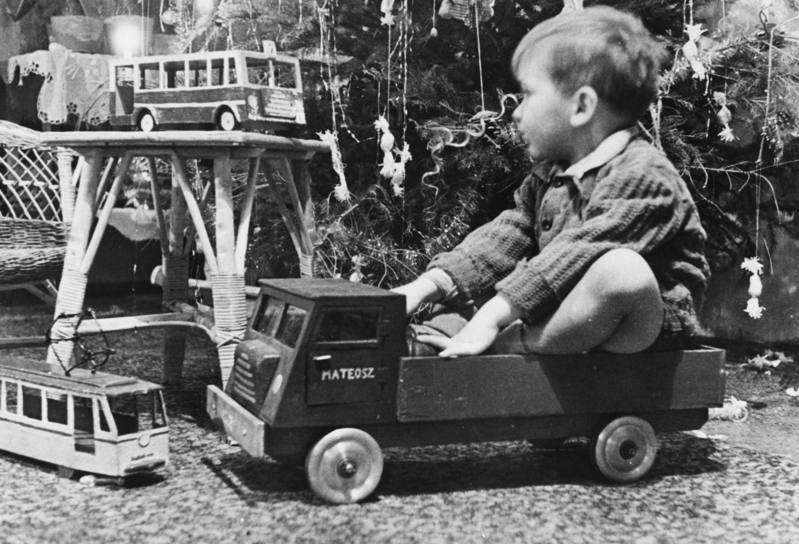1952, Vojnich Pál, Christmas, toy, Fortepan #76408