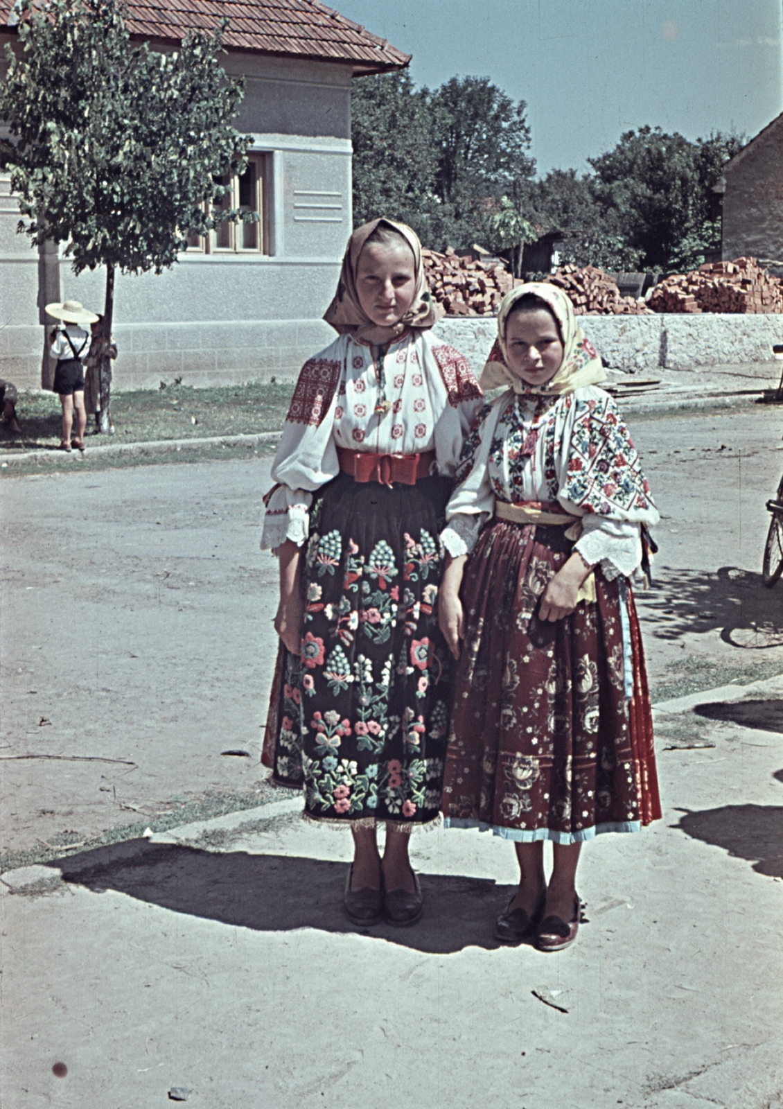 1962, Erky-Nagy Tibor, colorful, folk costume, Fortepan #76596