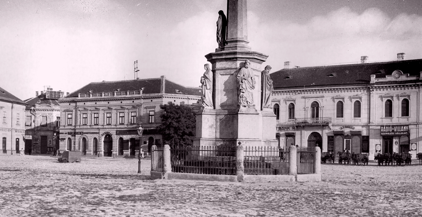 Hungary, Baja, Szentháromság (Szent István) tér., 1934, Erky-Nagy Tibor, Fortepan #76683