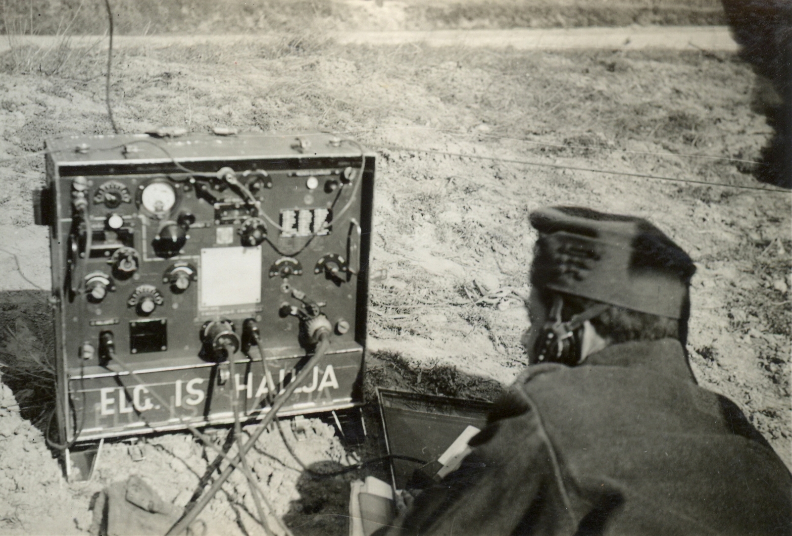 1938, Klenner Aladár, uniform, military, radio, man, soldier, radio broadcasting, Fortepan #76798