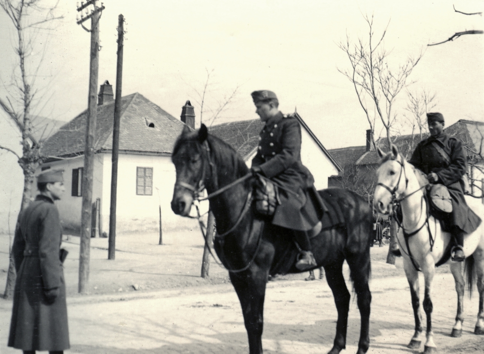 1939, Klenner Aladár, village, uniform, horse, men, military, rider, Fortepan #76799