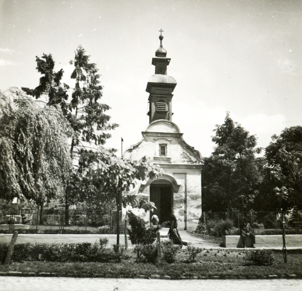 Slovakia, Nové Zámky, Szent Anna-kápolna., 1941, Klenner Aladár, chapel, Fortepan #76864