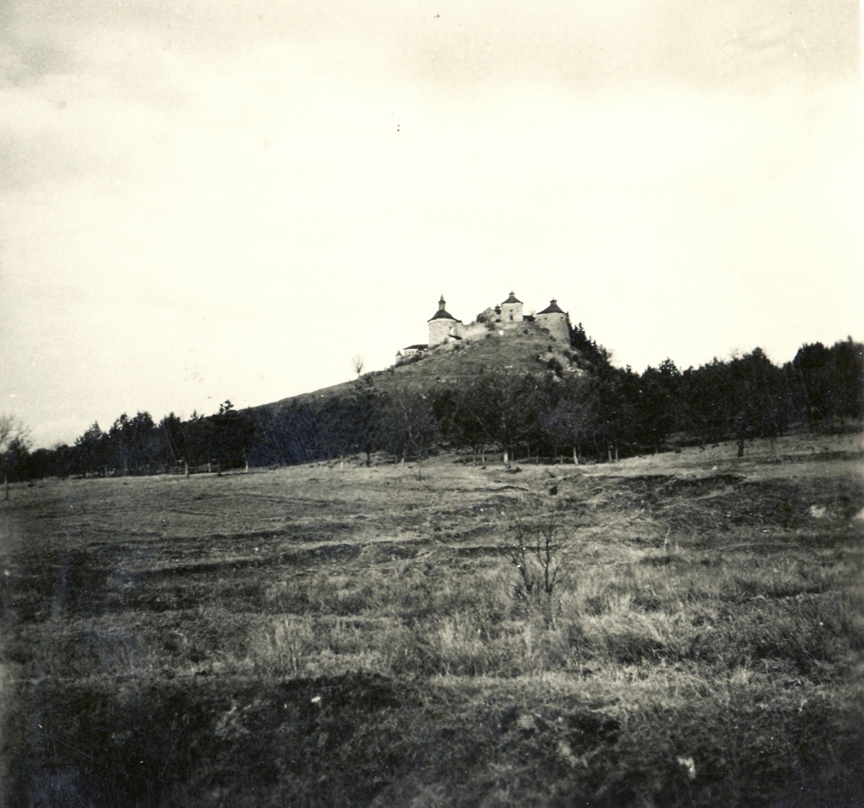 Slovakia, Krásnohorské Podhradie, Krasznahorka vára kelet felől., 1942, Klenner Aladár, castle, National Heritage, Fortepan #76976