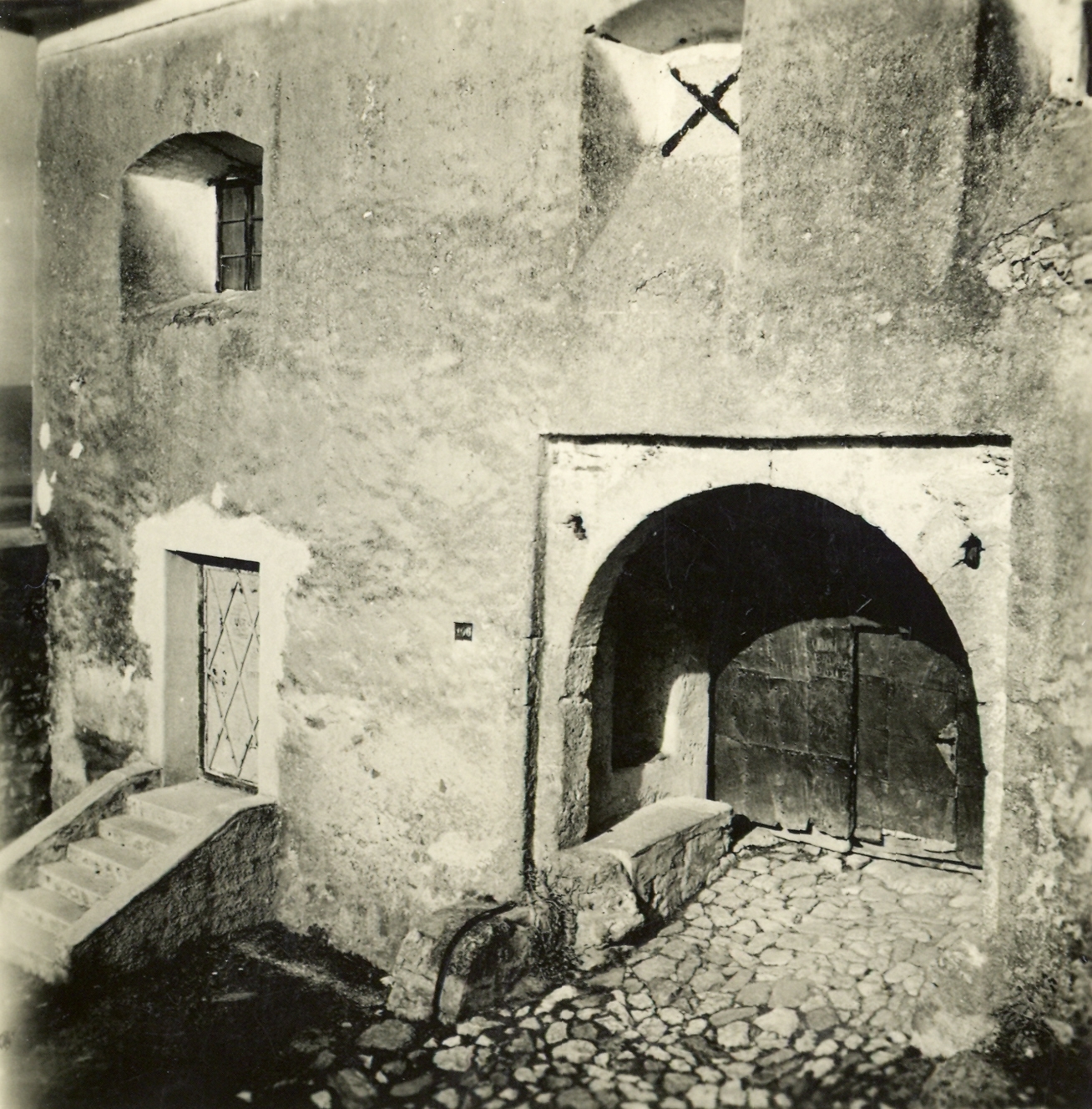 Slovakia, Krásnohorské Podhradie, Krasznahorka vára., 1942, Klenner Aladár, castle, National Heritage, Fortepan #76978