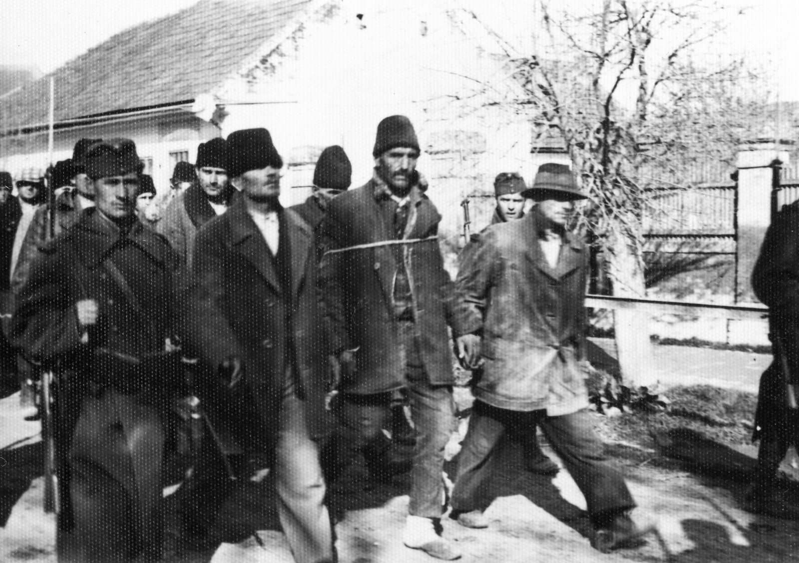 Serbia, fogoly csetnikek a a magyar csapatok bevonulása idején., 1941, Klenner Aladár, territorial gain, prisoners, Fortepan #77018
