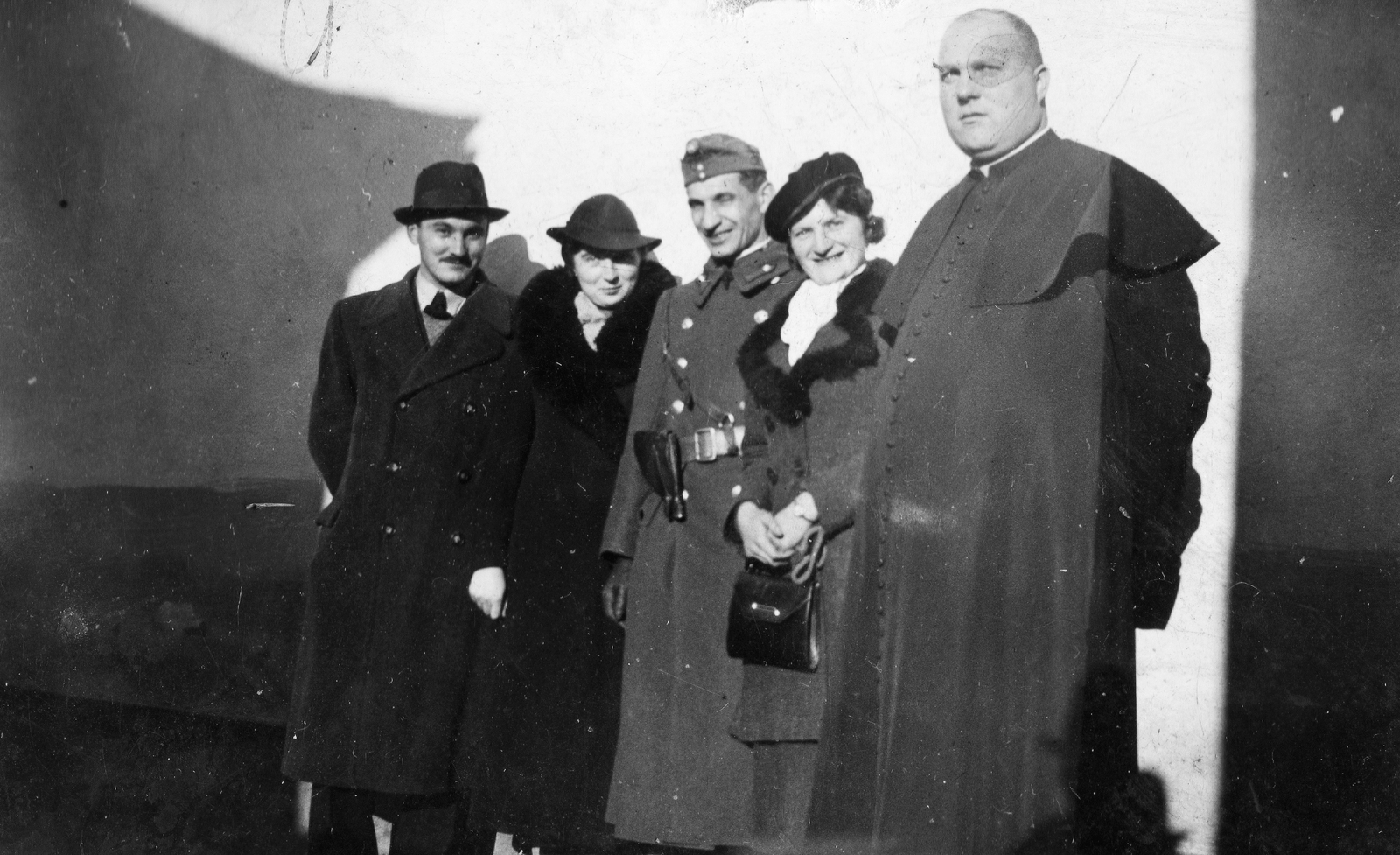 1930, Fortepan, pap, pisztolytáska, csoportkép, Fortepan #77028