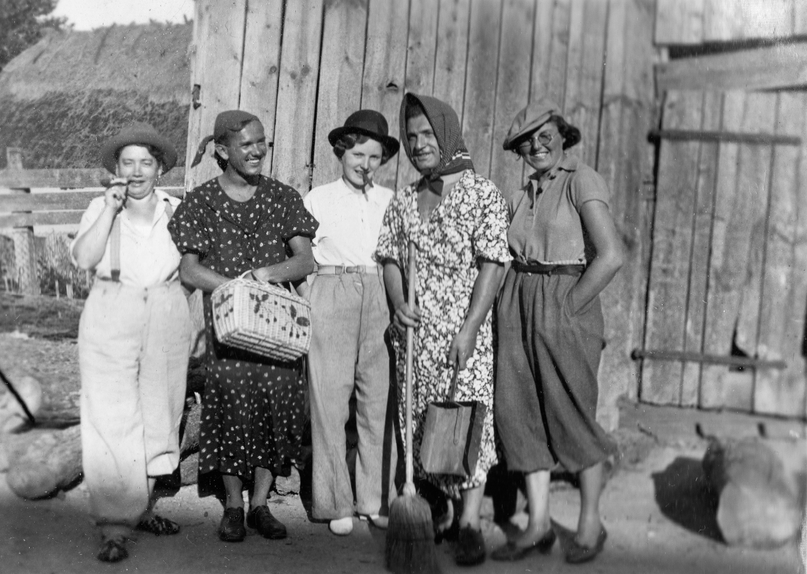 1930, Fortepan, jelmez, cross-dressing, Fortepan #77030