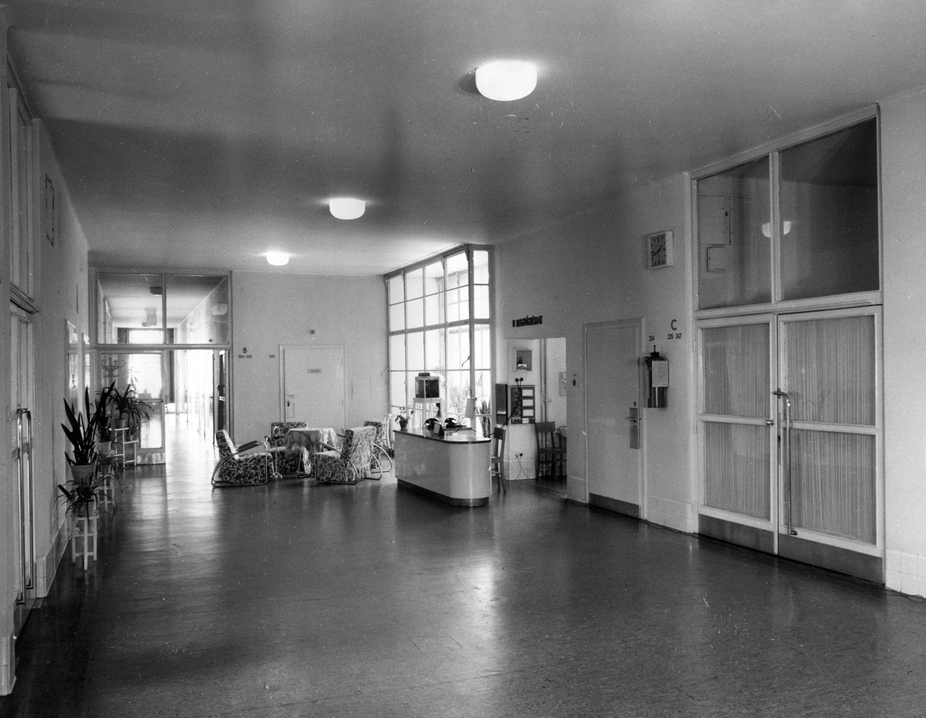 Hungary, Budapest XII., Kútvölgyi úti Központi Állami Kórház (később Észak-Közép-budai Centrum, Új Szent János Kórház és Szakrendelő Kútvölgyi Tömb), sebészet., 1962, Juráncsik Norbert, medical institution, Budapest, Fortepan #77070