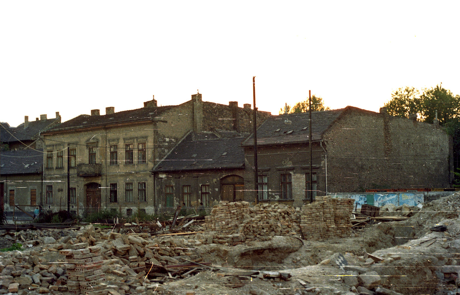 1988, tm, colorful, demolition, Budapest, Fortepan #77266