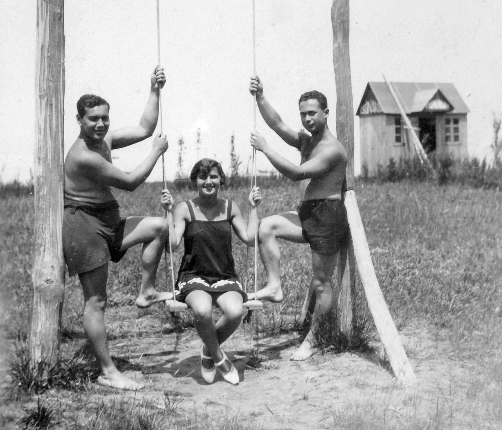 1930, Fortepan, swing, tableau, jesting, Fortepan #7756