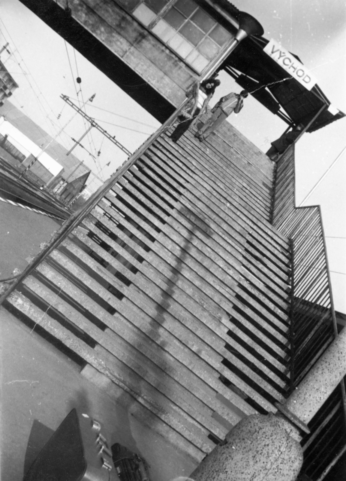 1980, Ongrádi Melinda, Czechoslovakia, stairs, Fortepan #77740