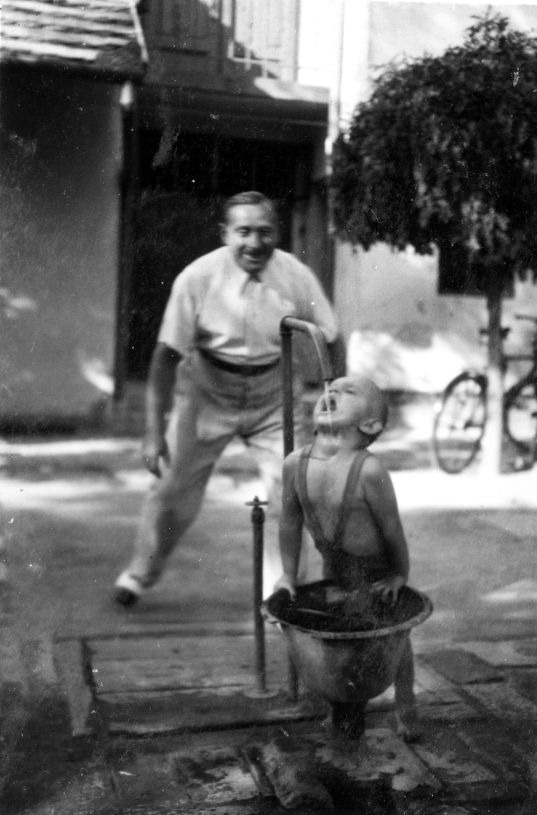 1935, Plesovszki Ákos, drinking fountain, Fortepan #77777