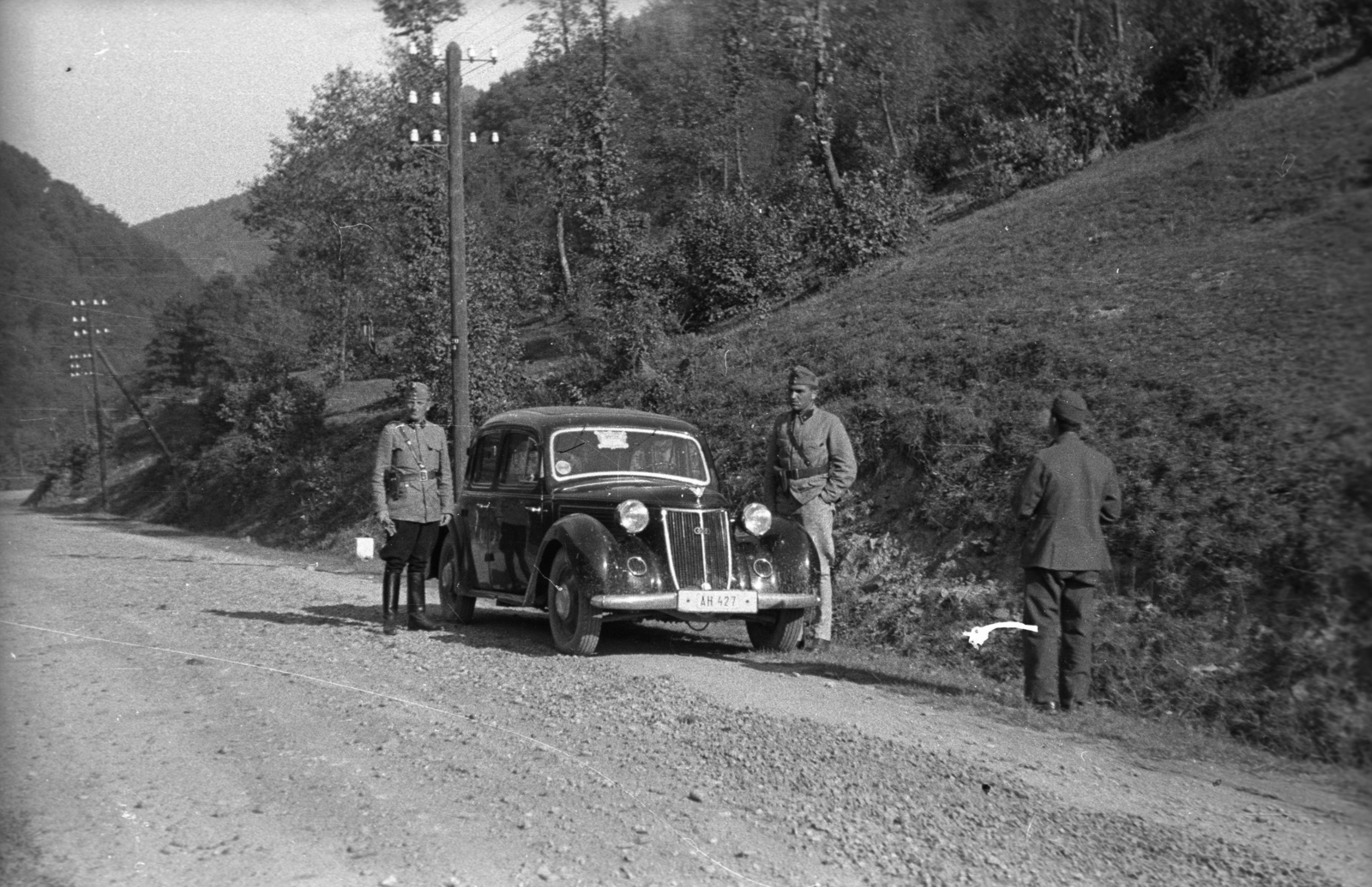 1939, Berkó Pál, German brand, DKW-brand, soldier, automobile, number plate, Fortepan #78472