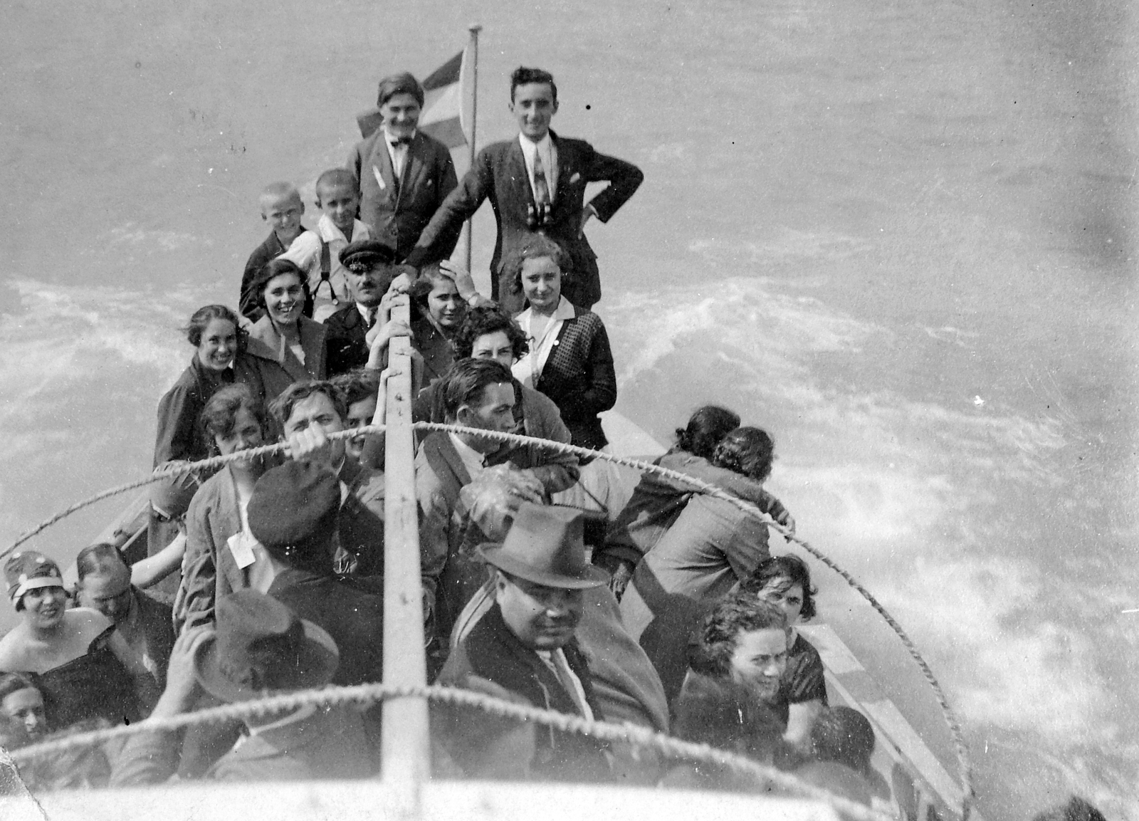1936, Fortepan, hajó, zászló, Fortepan #7858