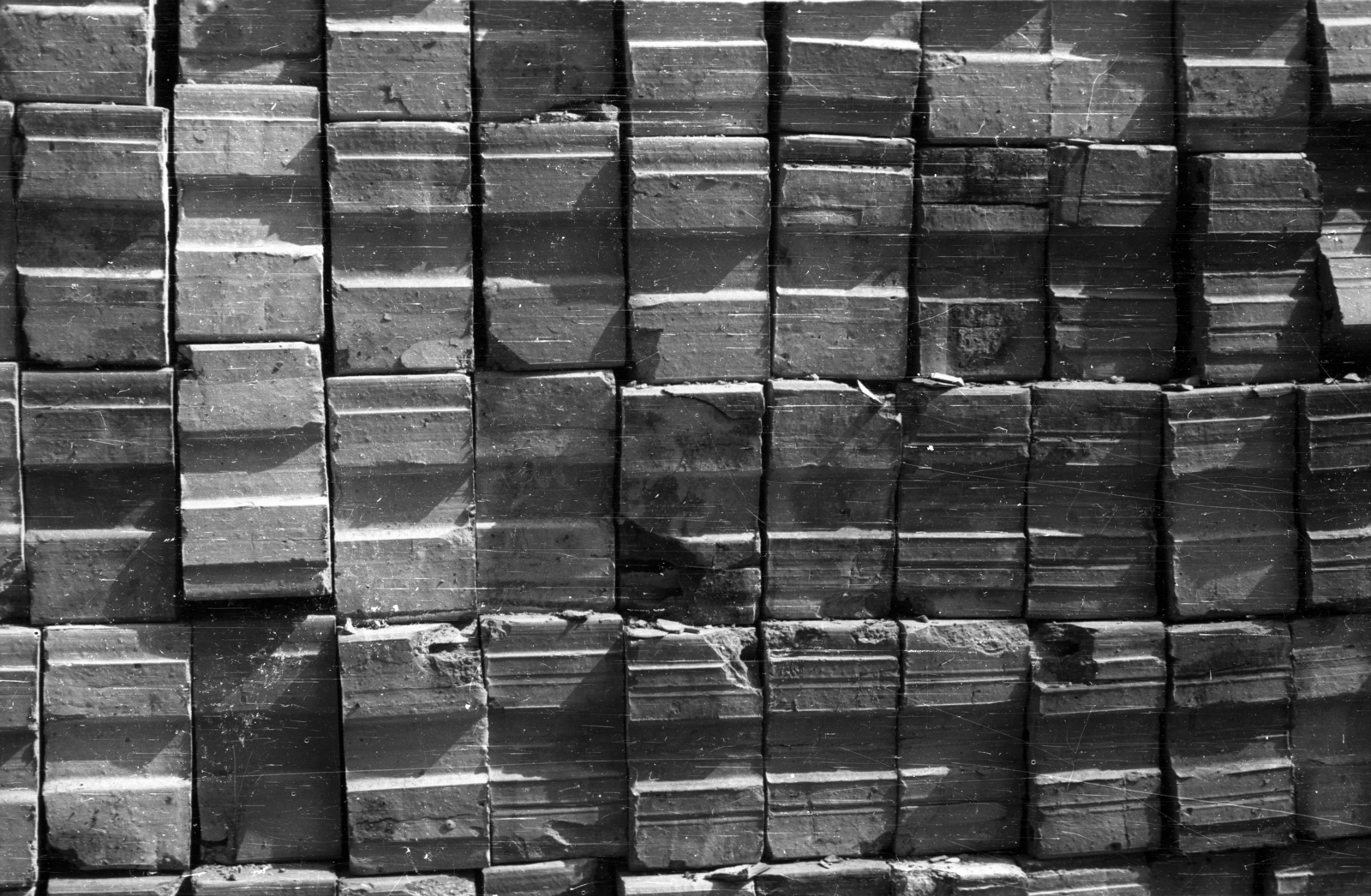 1967, Berkó Pál, tégla, Fortepan #78785