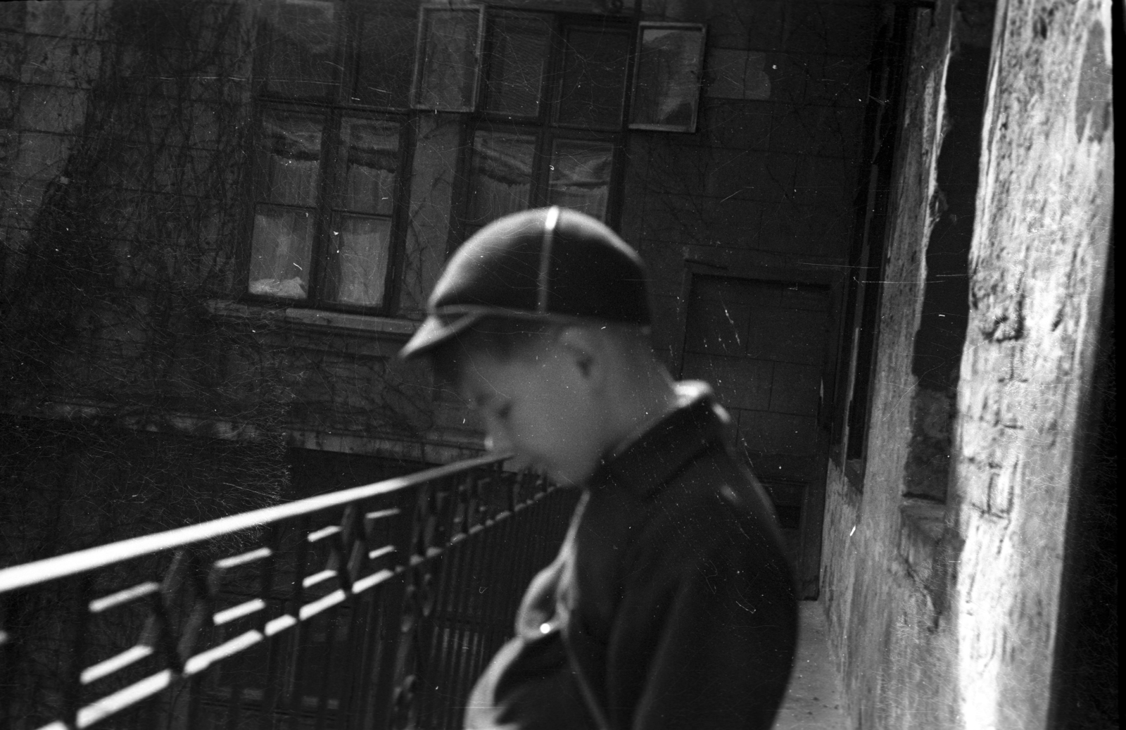 1956, Berkó Pál, cap, teenager, Fortepan #79145