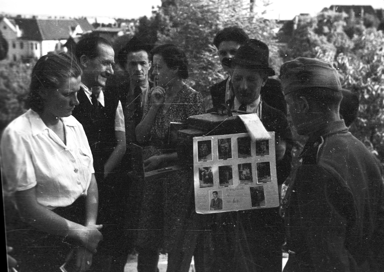 1946, Berkó Pál, photography, box camera, streetphotography, extinct crafts, Fortepan #79322