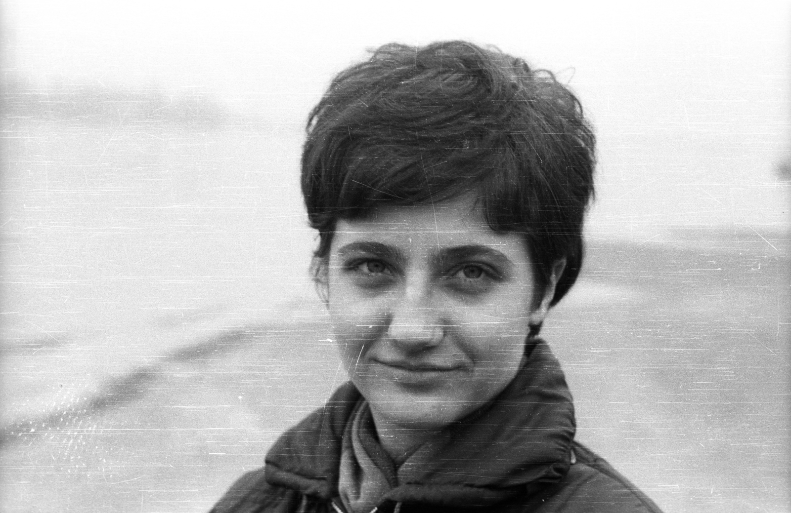 1968, Berkó Pál, portrait, lady, Fortepan #79333