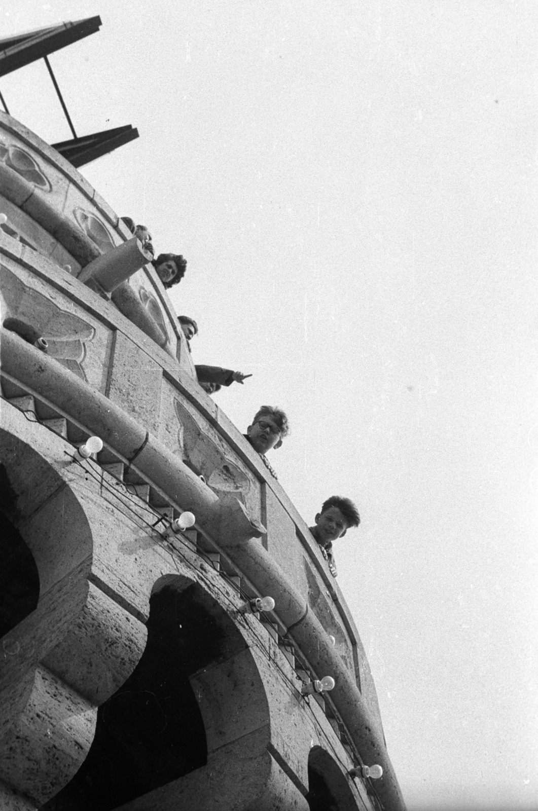 Hungary, Budapest XII., Jánoshegy, Erzsébet-kilátó., 1960, Berkó Pál, Frigyes Schulek-design, tower, lookout, romanesque revival architect, Budapest, Fortepan #79358