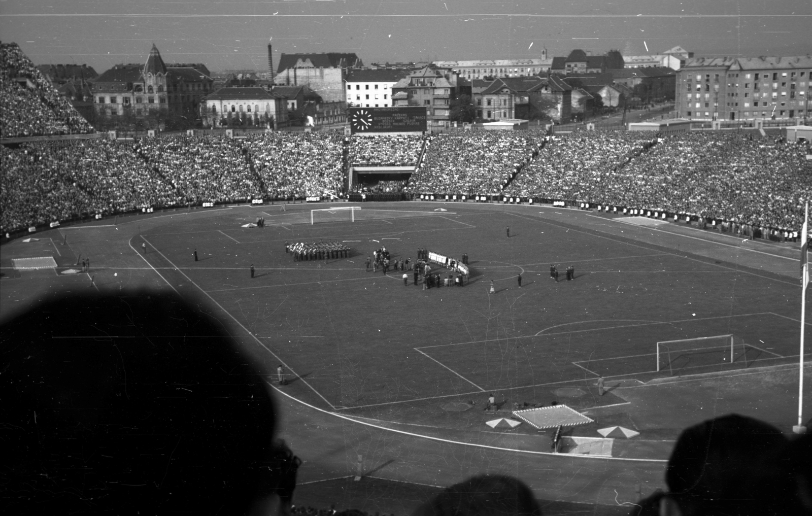 Hungary, Népstadion, Budapest XIV., Magyarország - Szovjetunió (1:1) válogatott labdarúgó-mérkőzés, 1955. szeptember 25., 1955, Berkó Pál, football, Budapest, Fortepan #79366