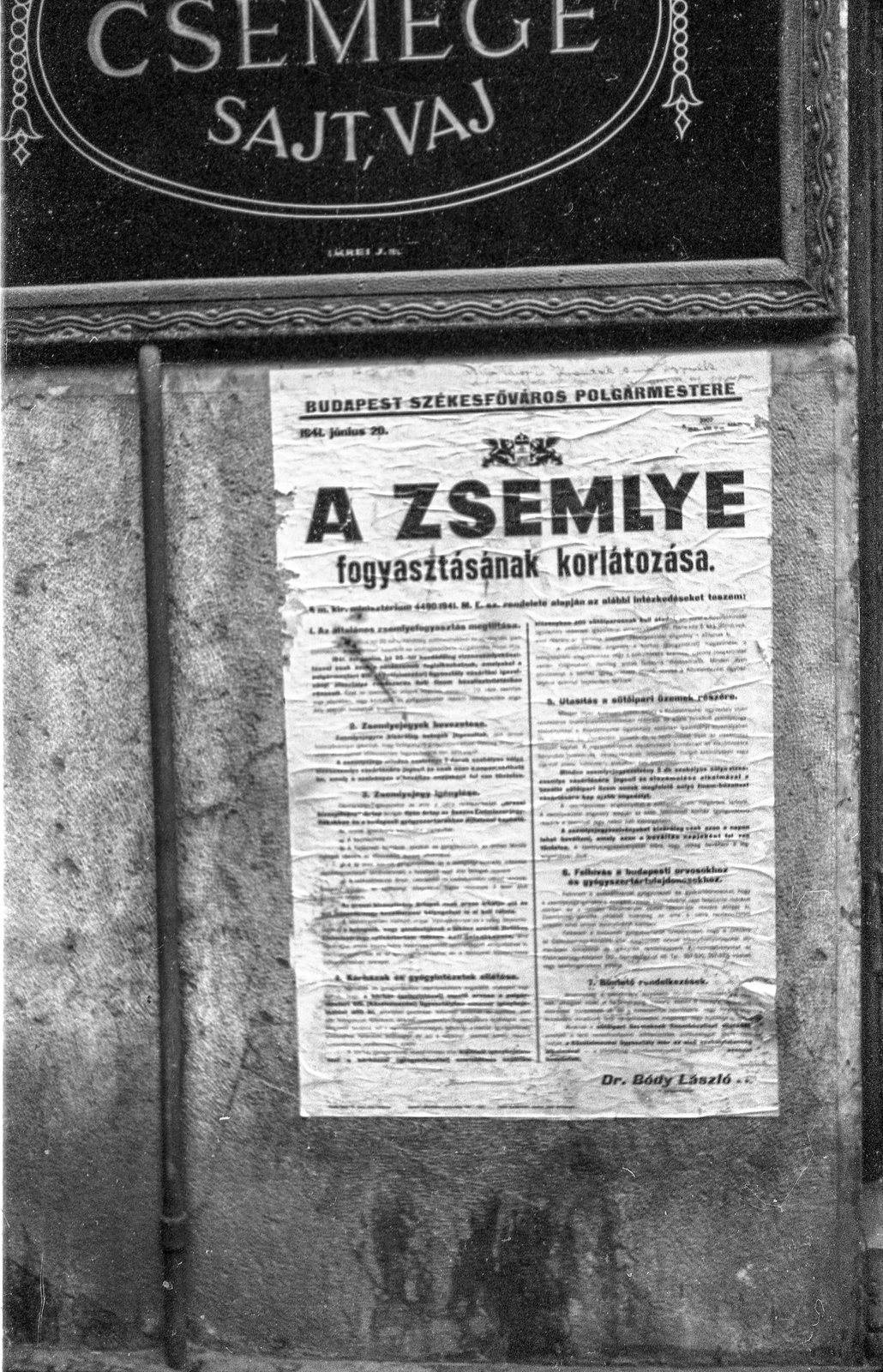 1941, Berkó Pál, poster, announcement, Fortepan #79508