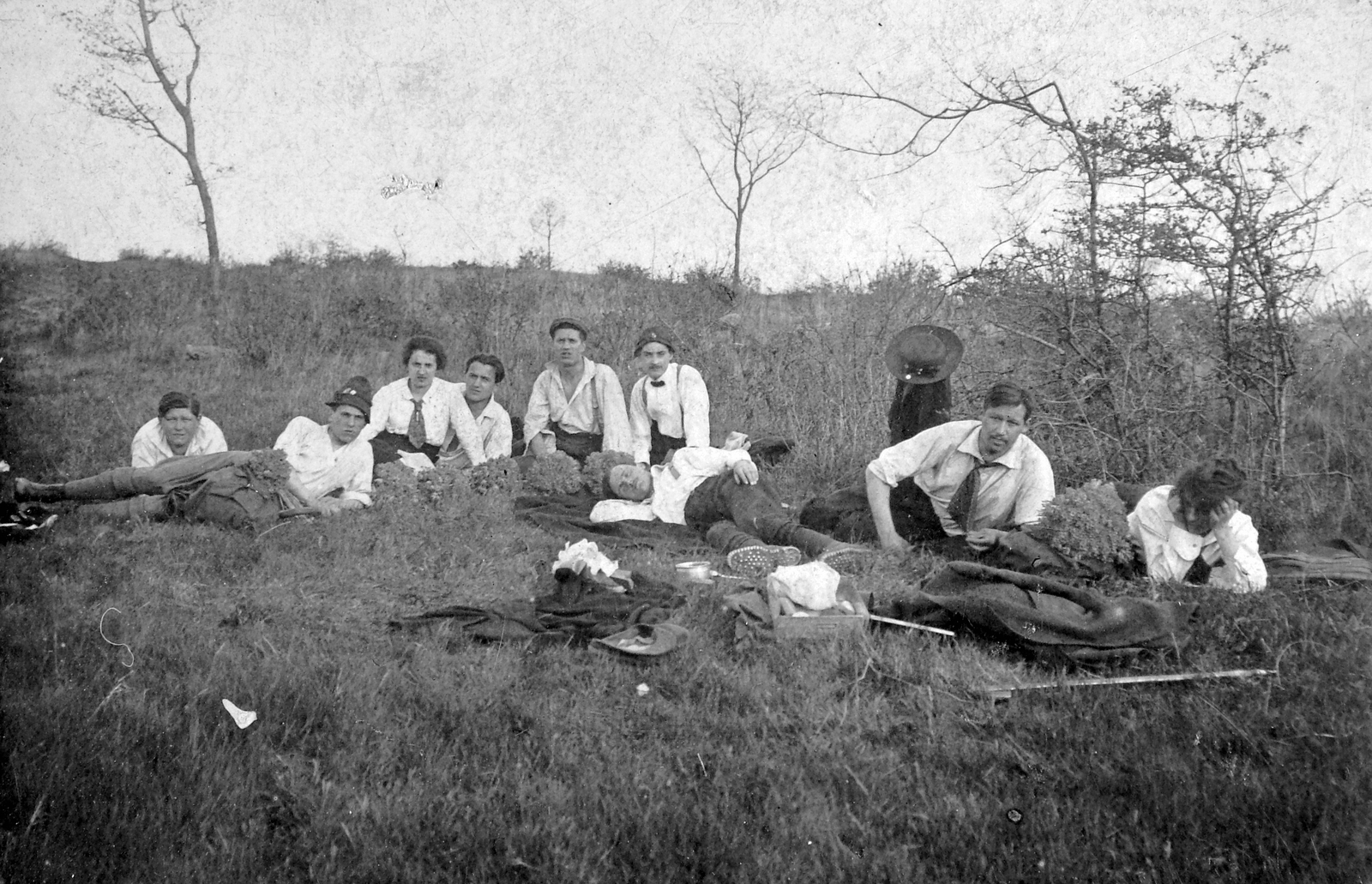1932, Fortepan, kirándulás, csoportkép, Fortepan #7951