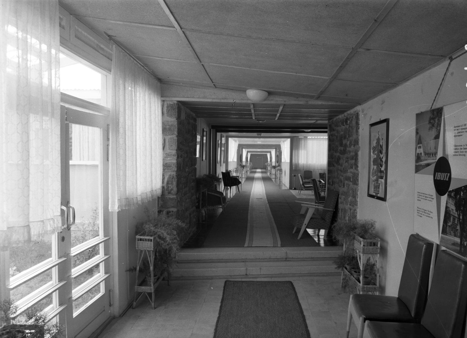 Hungary,Lake Balaton, Tihany, Motel., 1960, UVATERV, Fortepan #79565