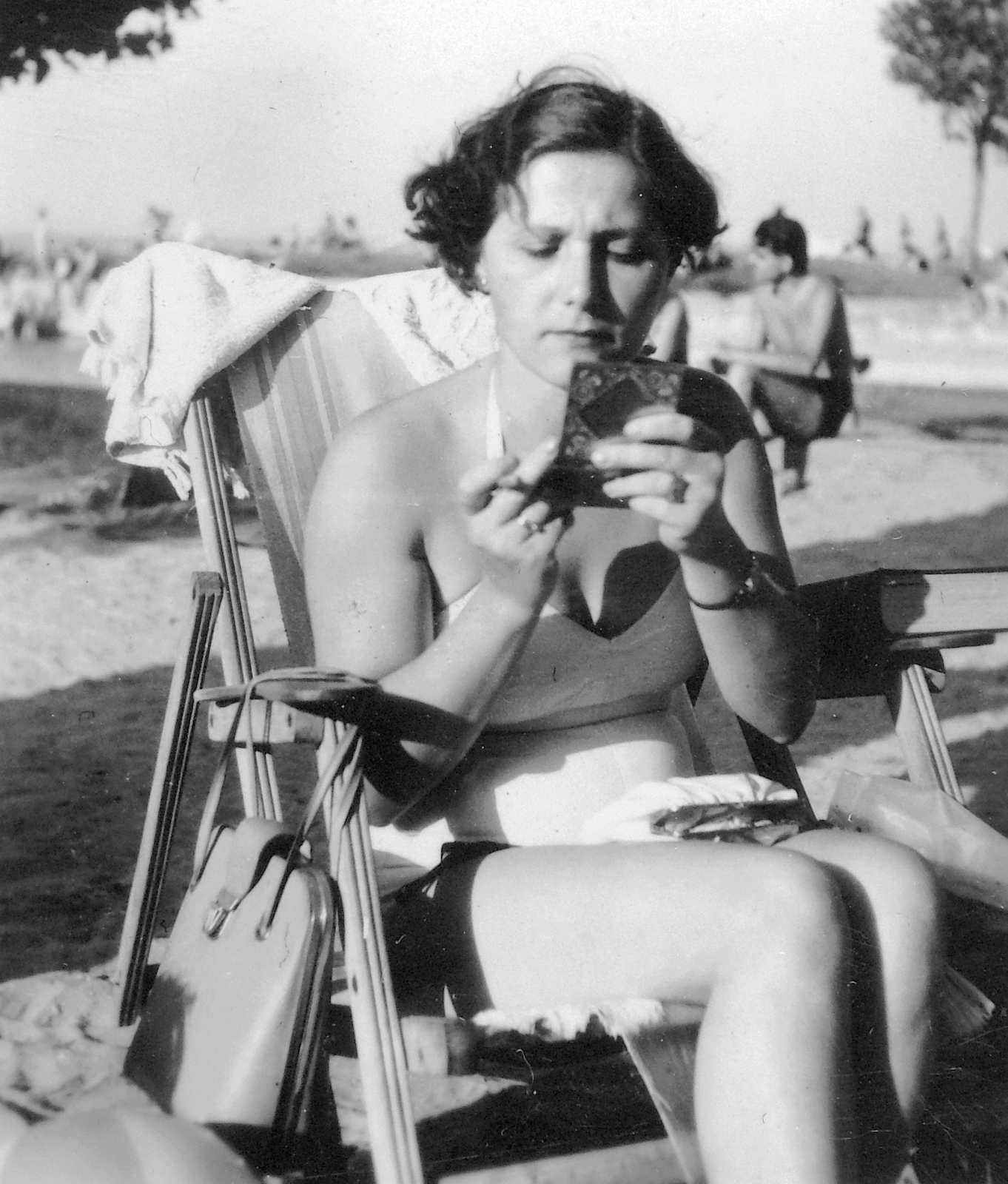 1952, Fortepan, beach, Fortepan #7962