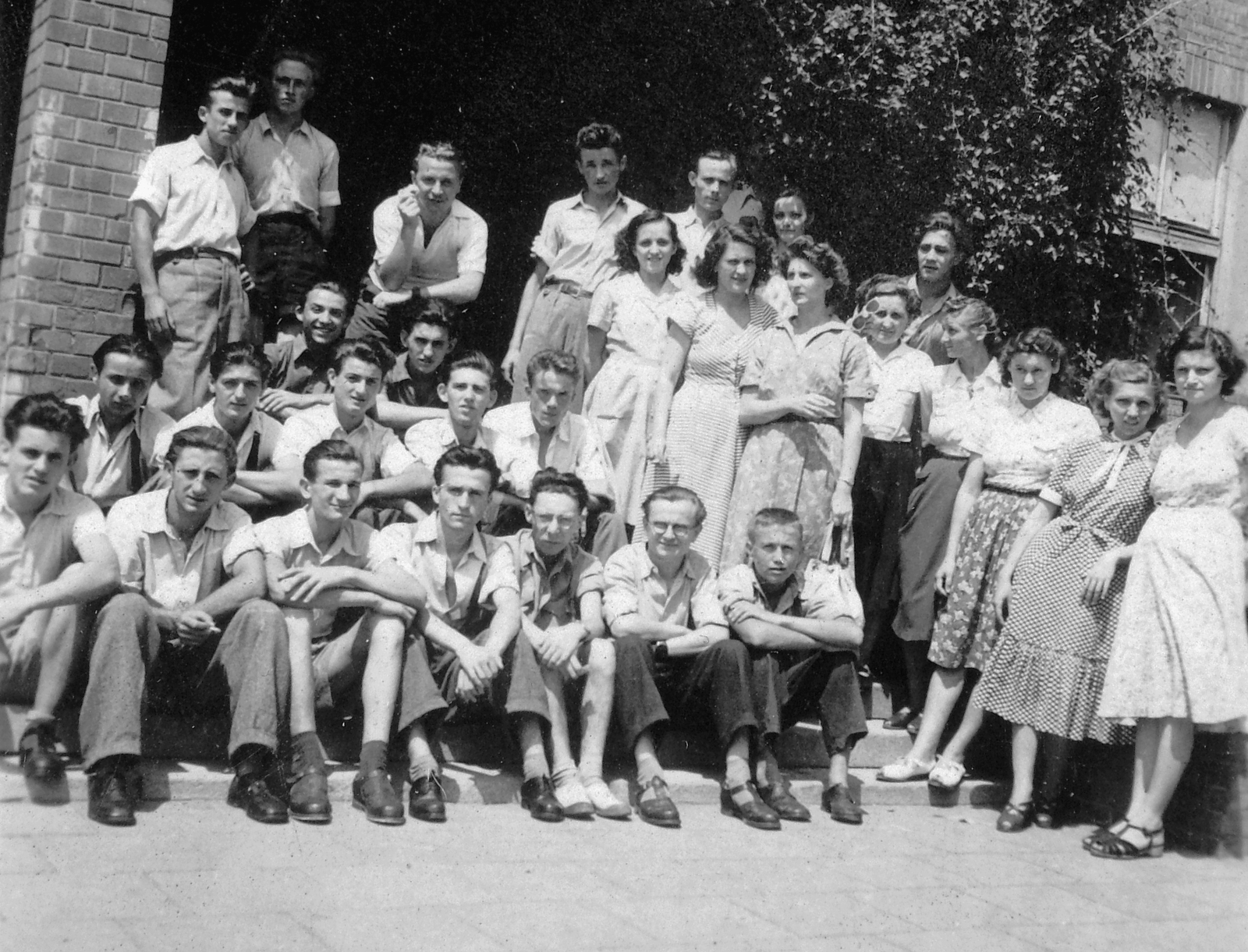 1955, Fortepan, csoportkép, Fortepan #7968