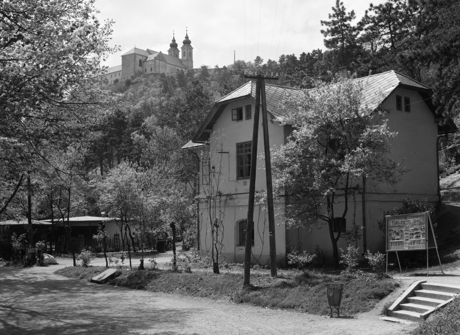 Magyarország,Balaton, Tihany, fent a Bencés Apátság., 1960, UVATERV, Fortepan #79764