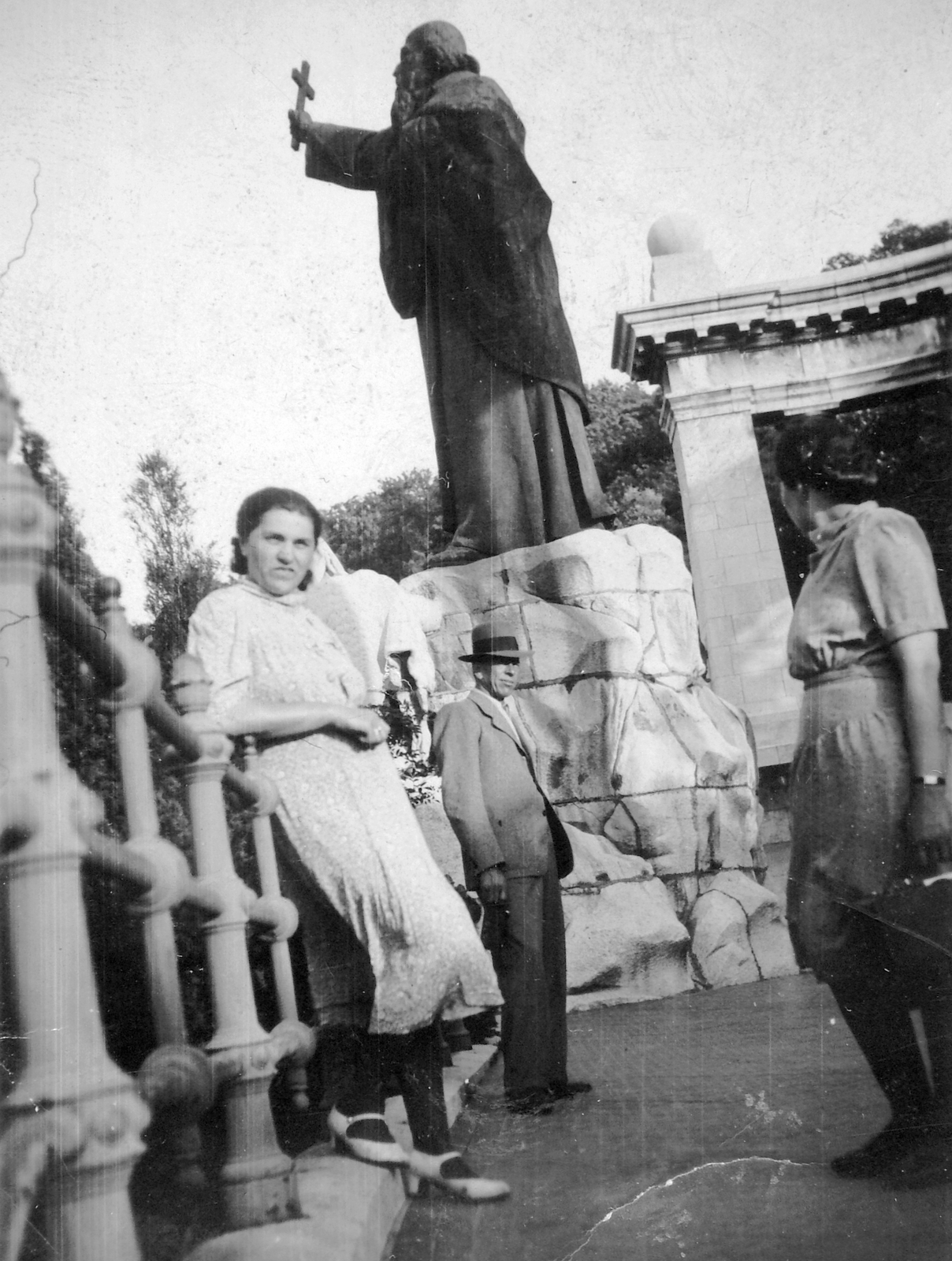 Hungary, Budapest I., Szent Gellért szobor (Jankovits Gyula, 1904.)., 1936, Fortepan, sculpture, Budapest, Saint Gerard-portrayal, Fortepan #7998