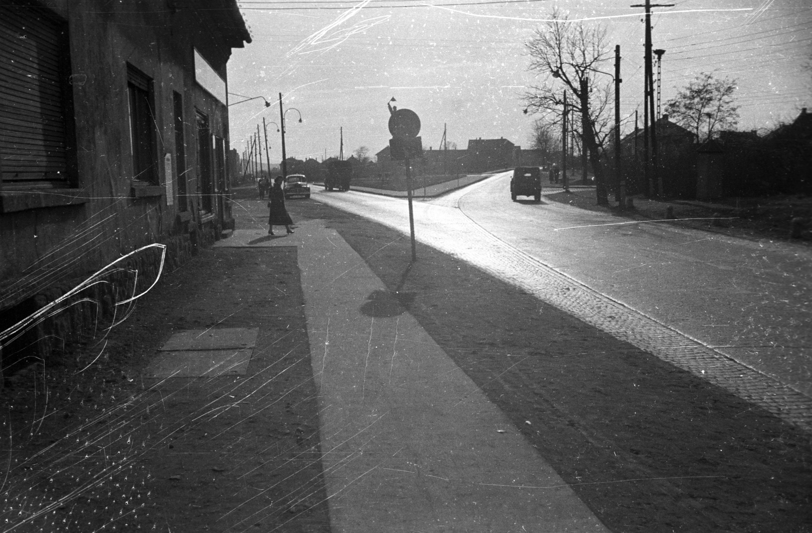 Hungary, Budapest XI., Budaörsi út - Balatoni műút elágazása, Osztapenko szobor., 1960, UVATERV, Budapest, Fortepan #80132