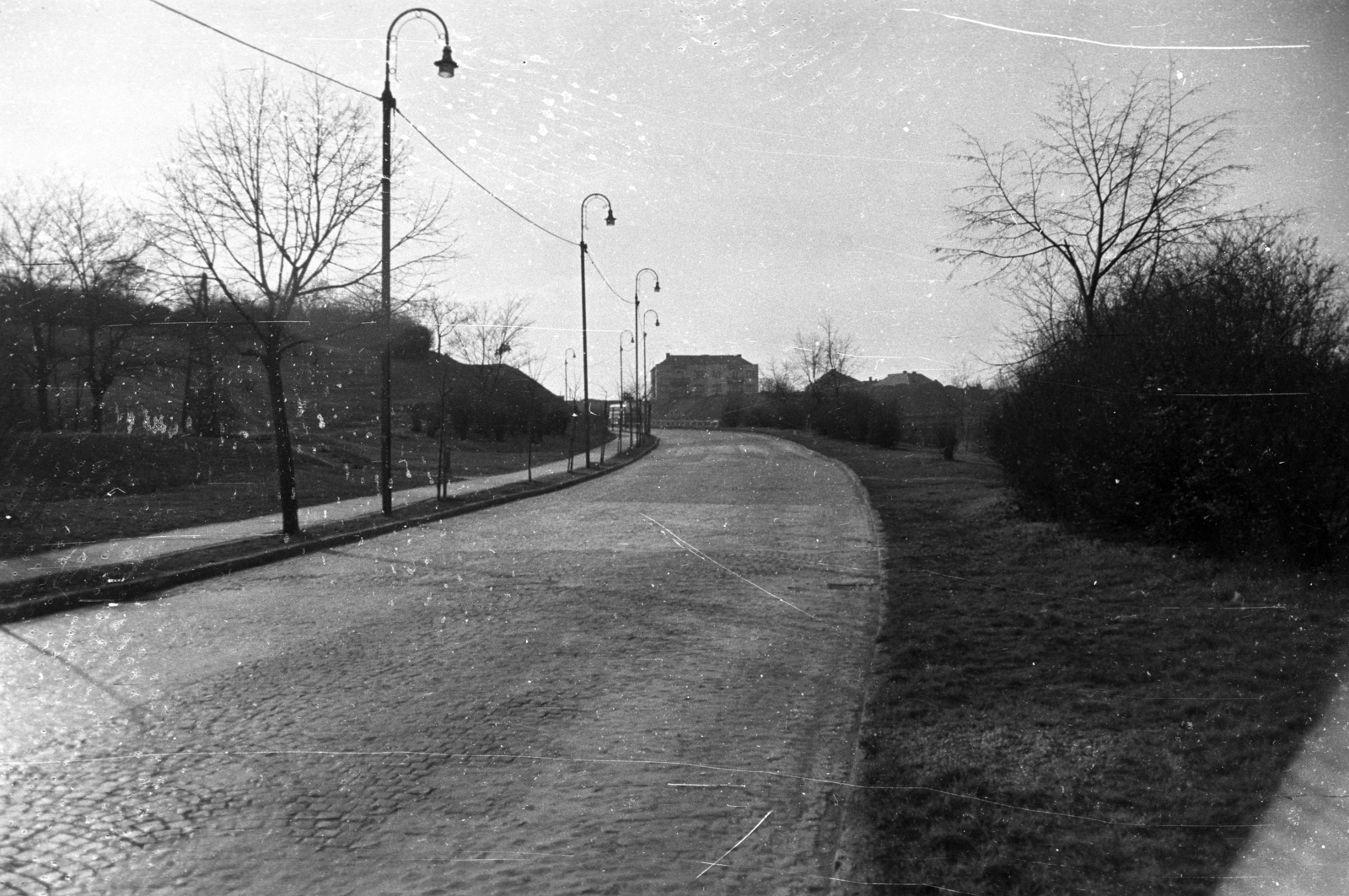 Hungary, Budapest I., Hegyalja út a Döbrentei tér irányából a Czakó utca felé nézve., 1960, UVATERV, Budapest, Fortepan #80143