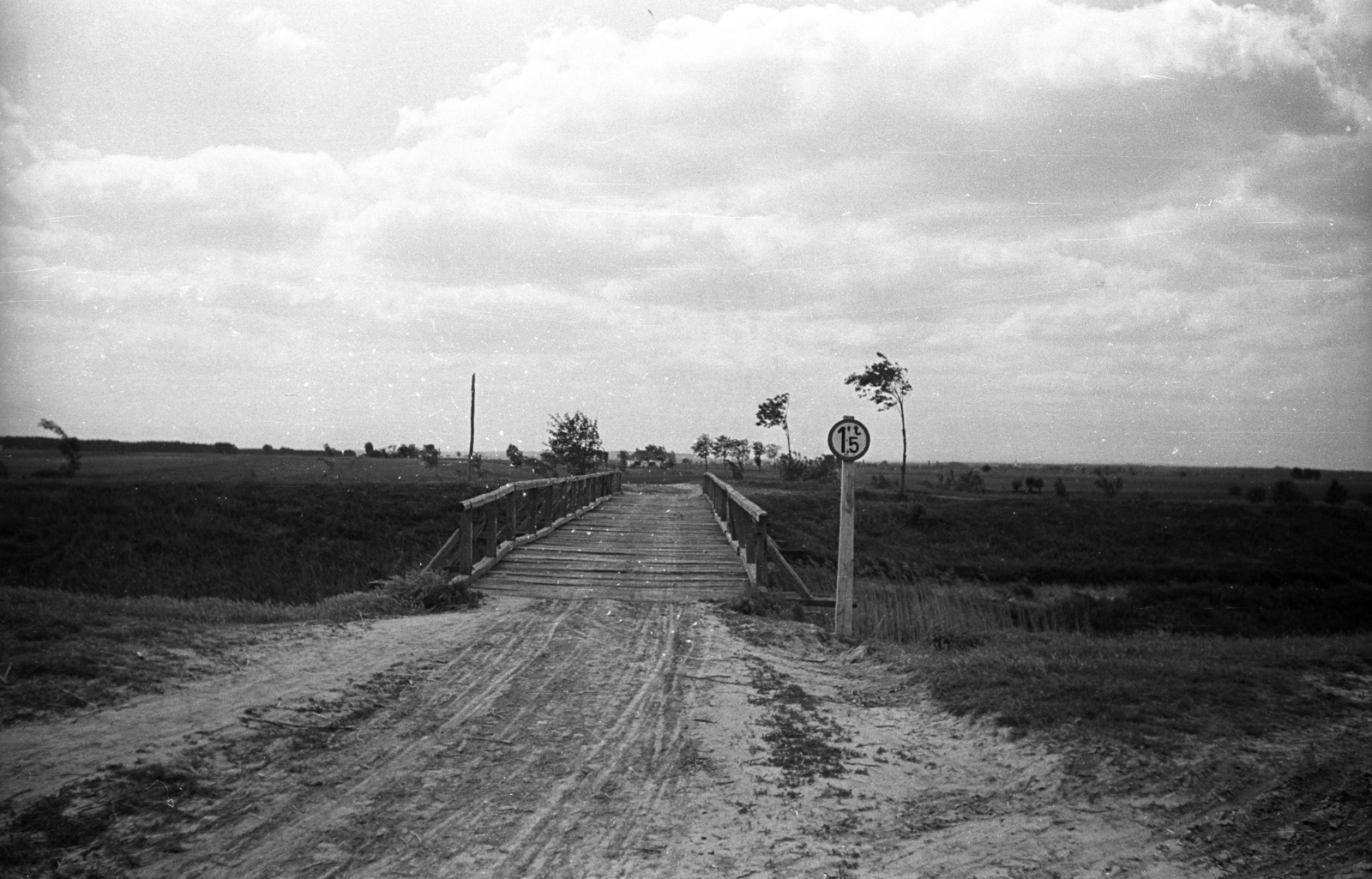 1950, UVATERV, bridge, wooden bridge, Fortepan #80205