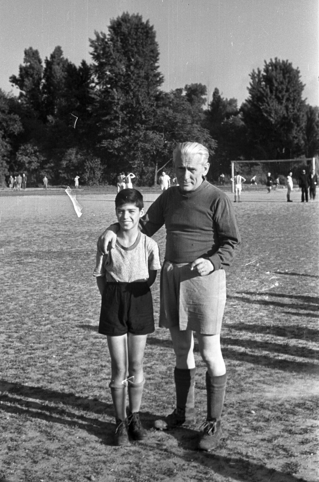 Hungary, jobbra Nyiri István az ÁMTI, majd a KÖZÉPTERV vezető tervezője., 1952, UVATERV, celebrity, architect, Fortepan #80216