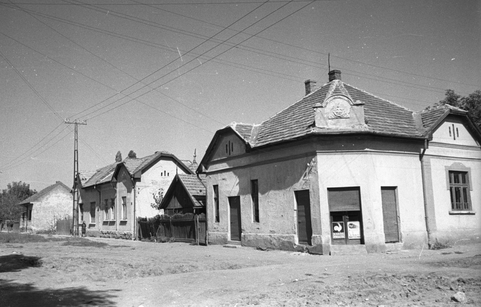 Magyarország, Miskolc, a Buzogány utca az Üteg utca felől a József Attila út fel nézve., 1953, UVATERV, falu, Fortepan #80278