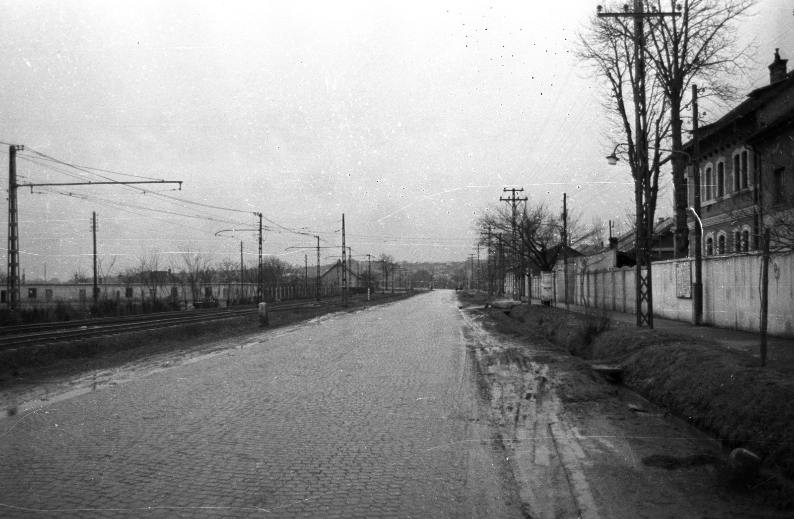 Hungary, Budapest XXII., Nagytétényi út (Vörös Hadsereg útja) a Promontor (Körmöci) utca felől a Háros utca felé nézve., 1960, UVATERV, Budapest, Fortepan #80398